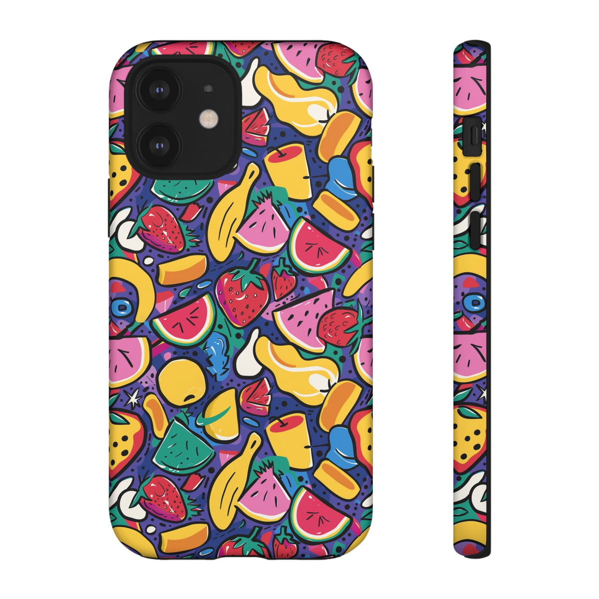 90s Themed Seamless Pattern Phone Case – Embrace Retro Style and Protection 316