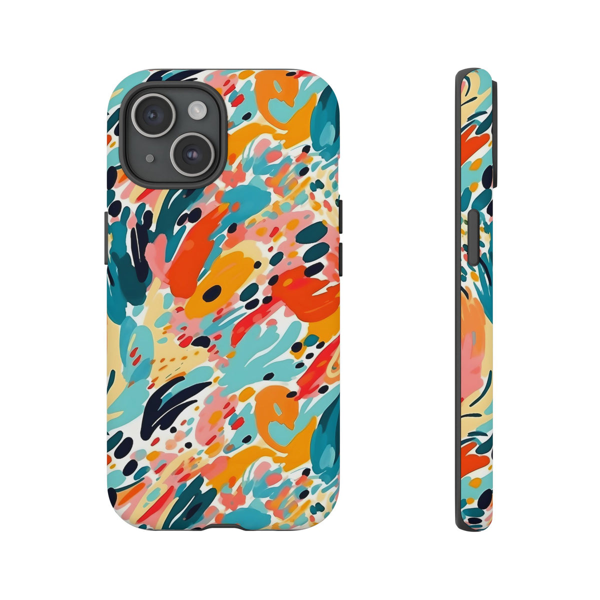 Abstract Painting Design Phone Case – Modern Art-Inspired Phone Cover 7