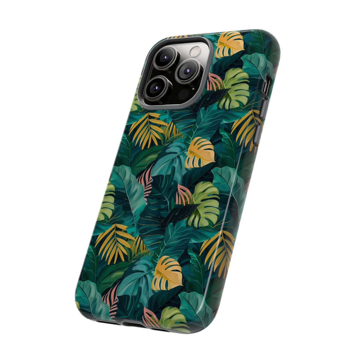 Jungle Pattern Phone Case – Exotic & Lush Design for Your Phone 337