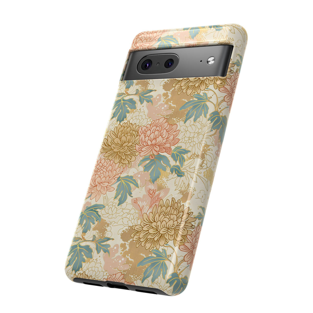 Japanese Blossom Asian Floral Design Phone Case – Elegant Floral Phone Cover