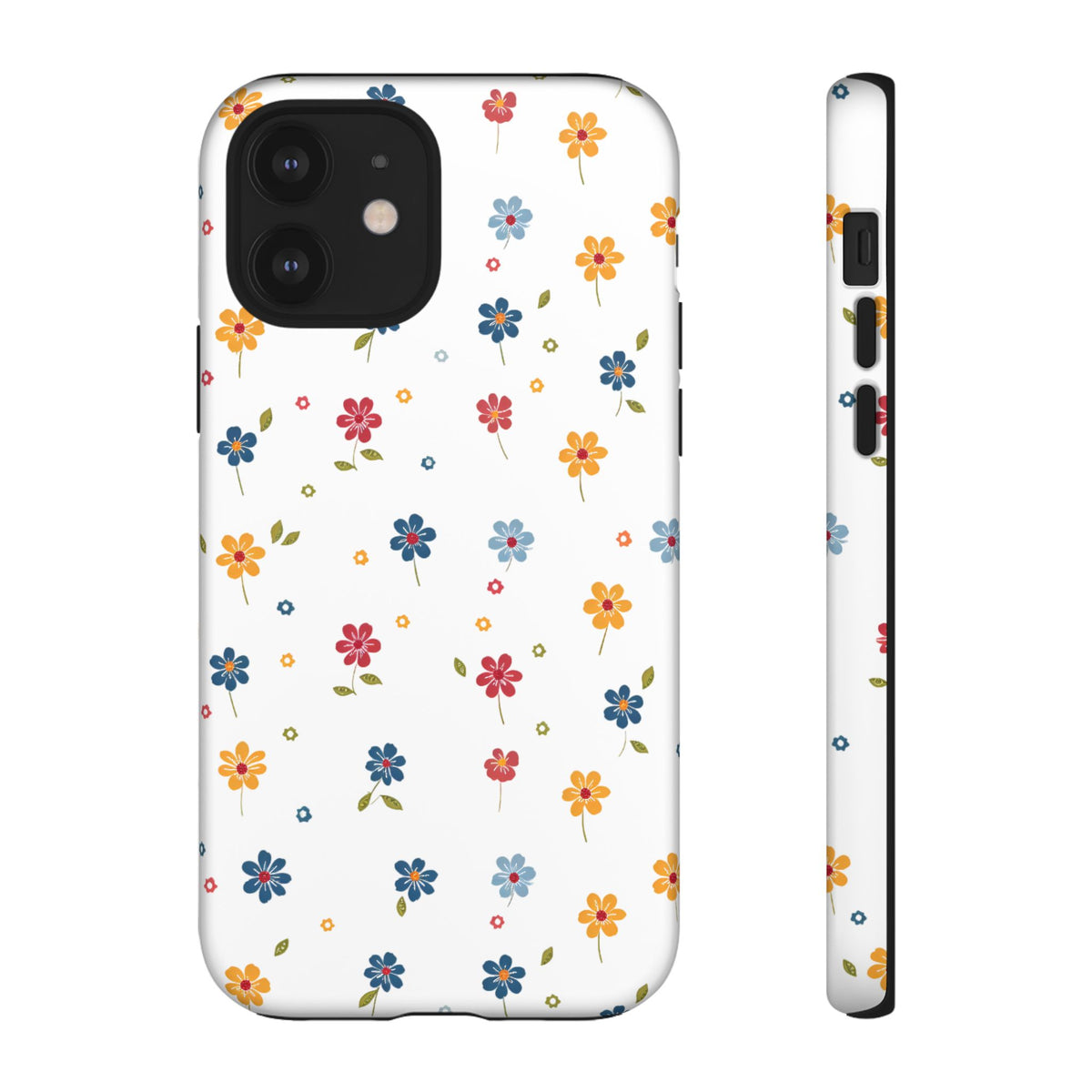 Wild Flowers Garden Stitch Phone Case – Nature-Inspired Floral Design