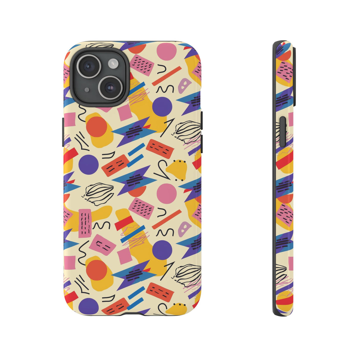 90s Themed Seamless Pattern Phone Case – Embrace Retro Style and Protection 270