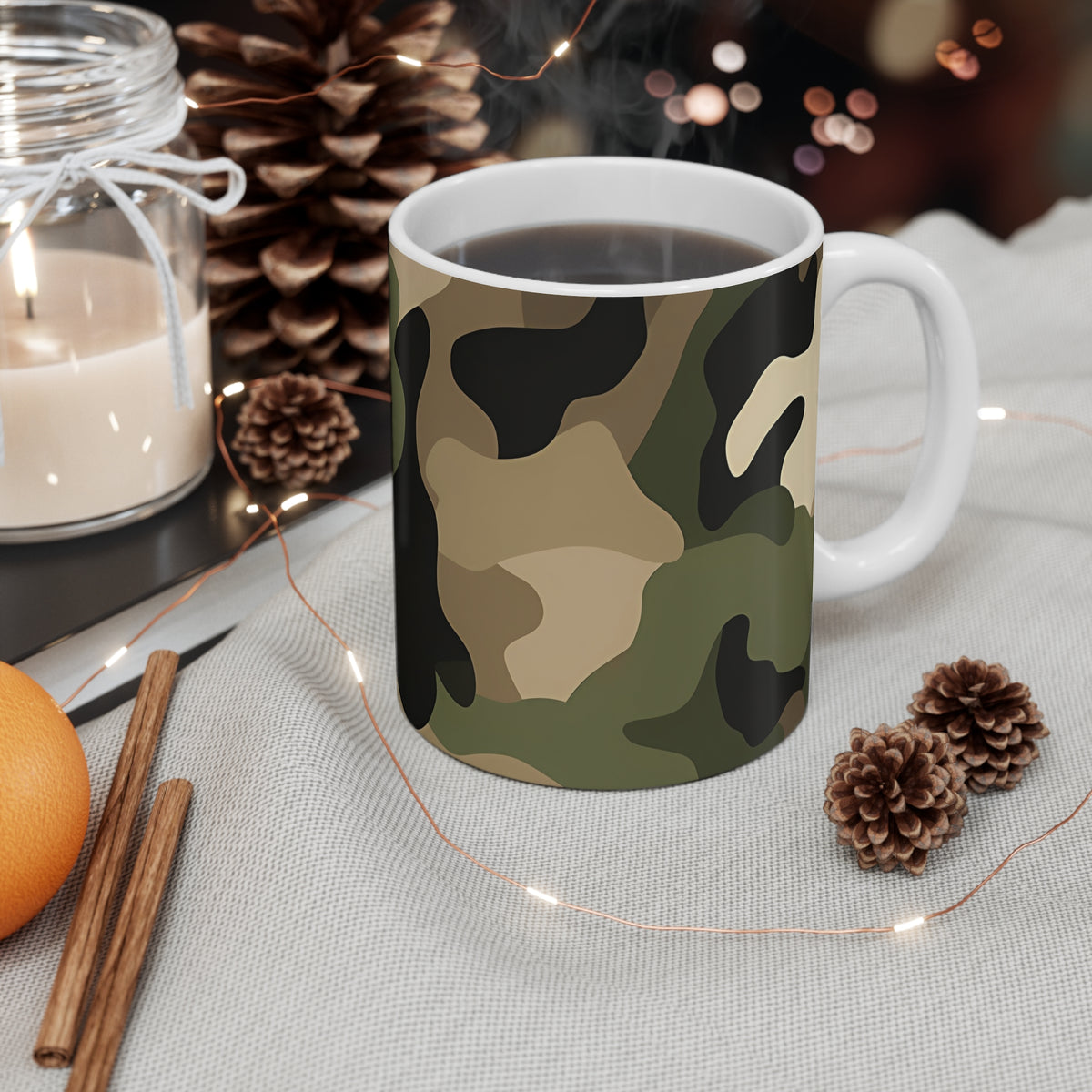 All-Over Camouflage Pattern Coffee Mug 400