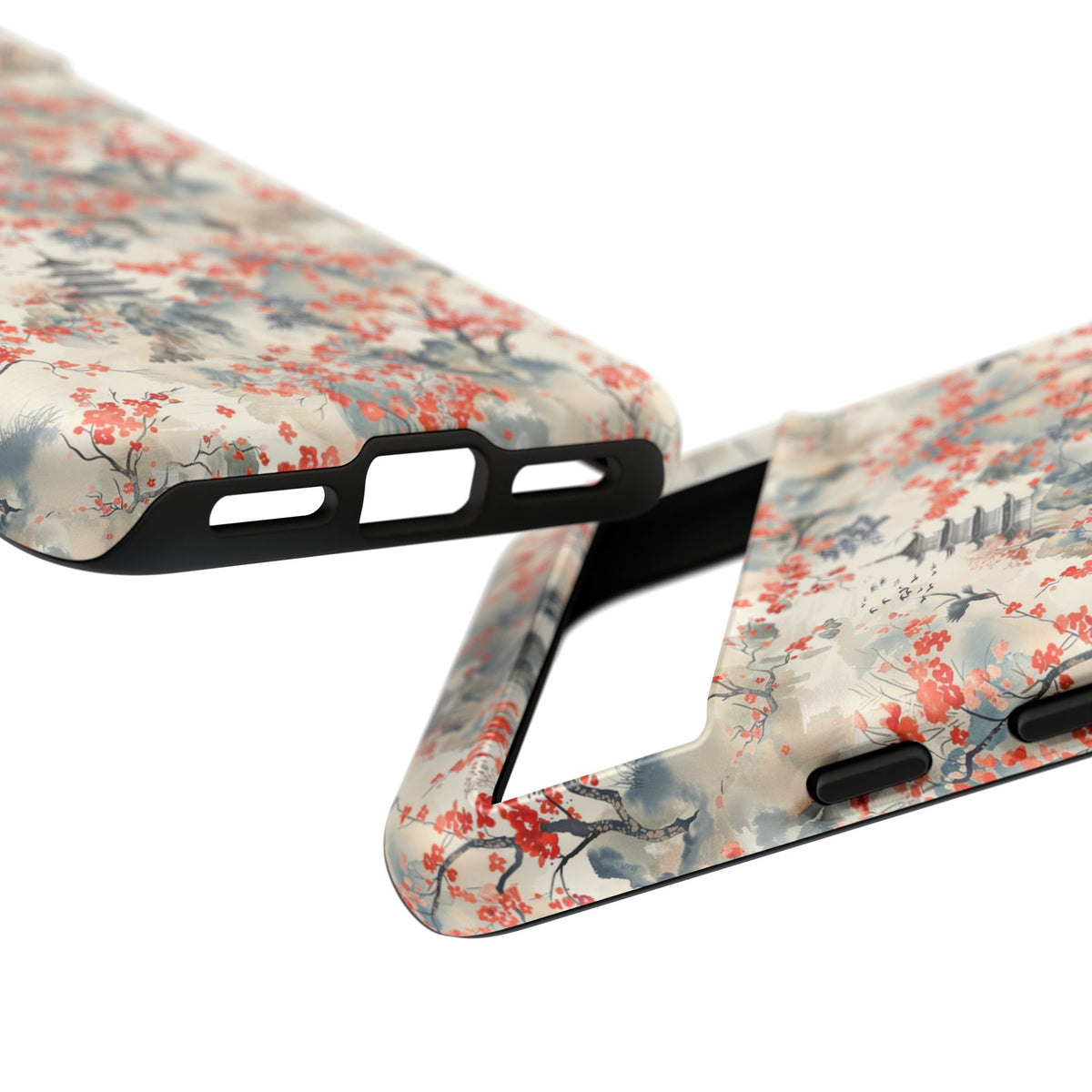 Japanese Style Pattern Phone Case - Elegant & Protective Cover