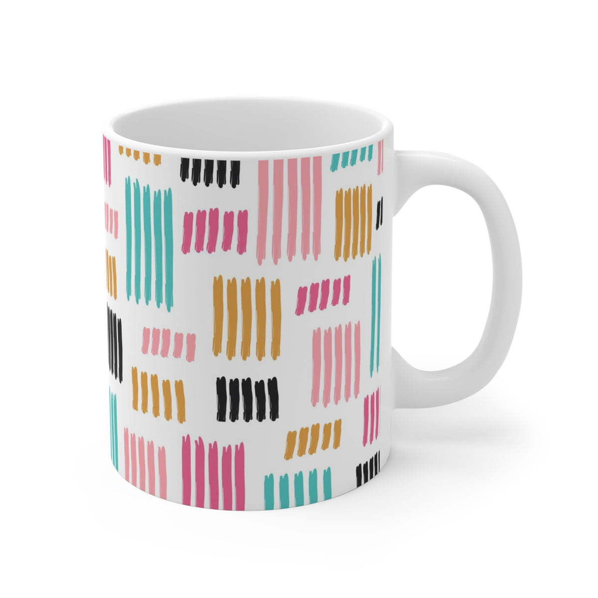 Cute Abstract Doodle Coffee Mug – Fun and Whimsical Drinkware 8