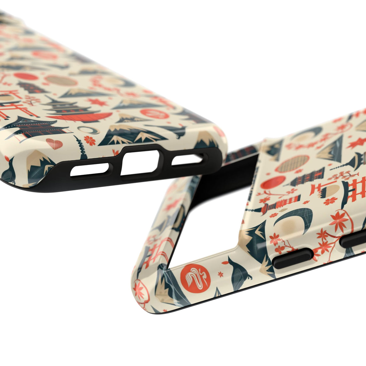 Japanese Pattern Phone Case – Elegant & Timeless Design for Your Phone 140