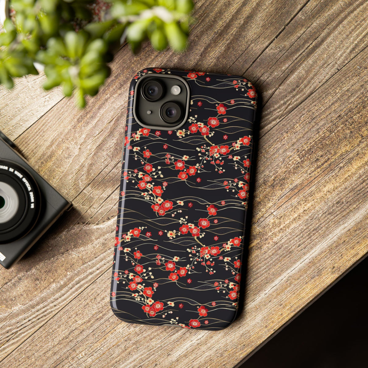 Japanese Pattern Phone Case – Elegant & Timeless Design for Your Phone 041