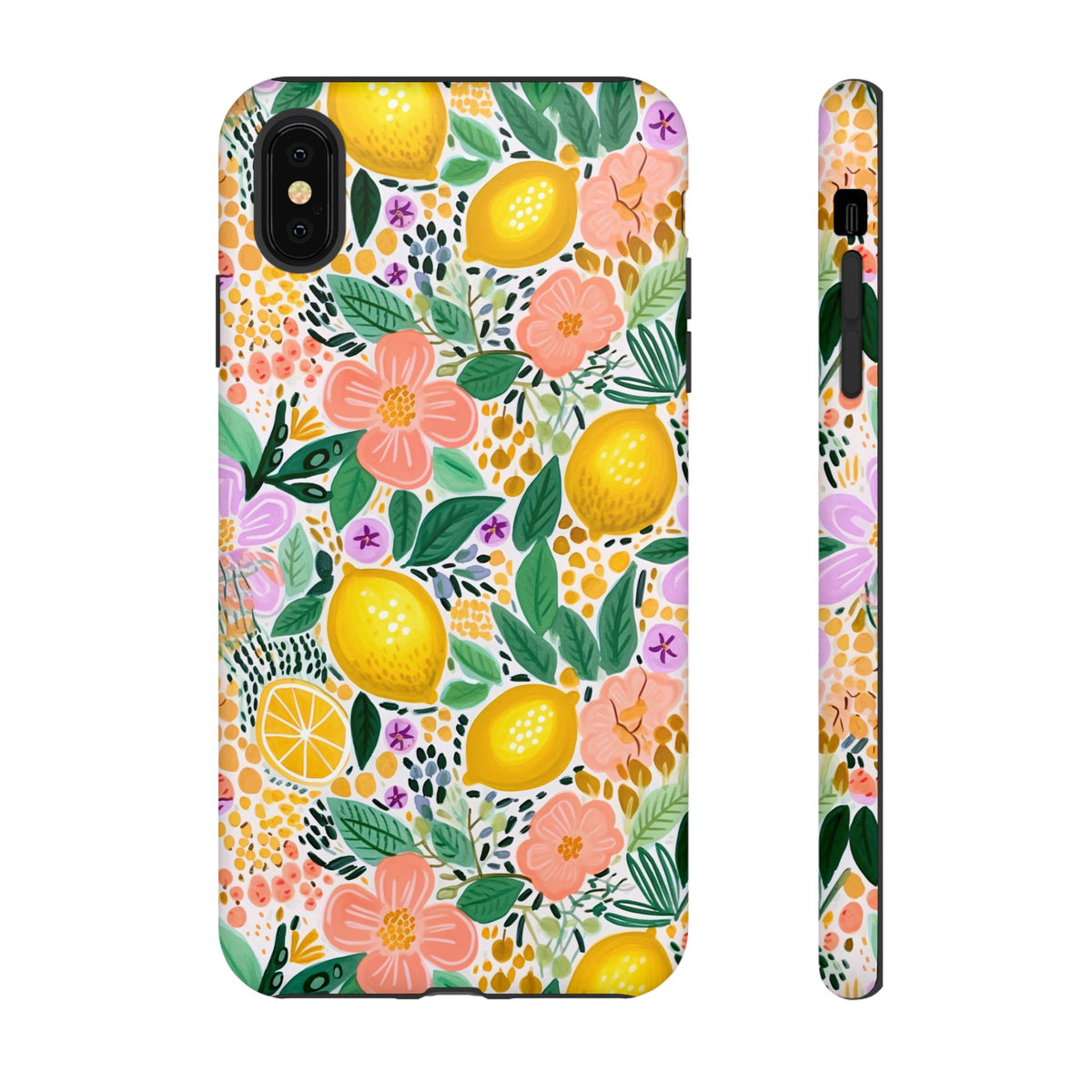 Cute Summer Lemons Phone Case – Refreshing Citrus Design for Your Phone