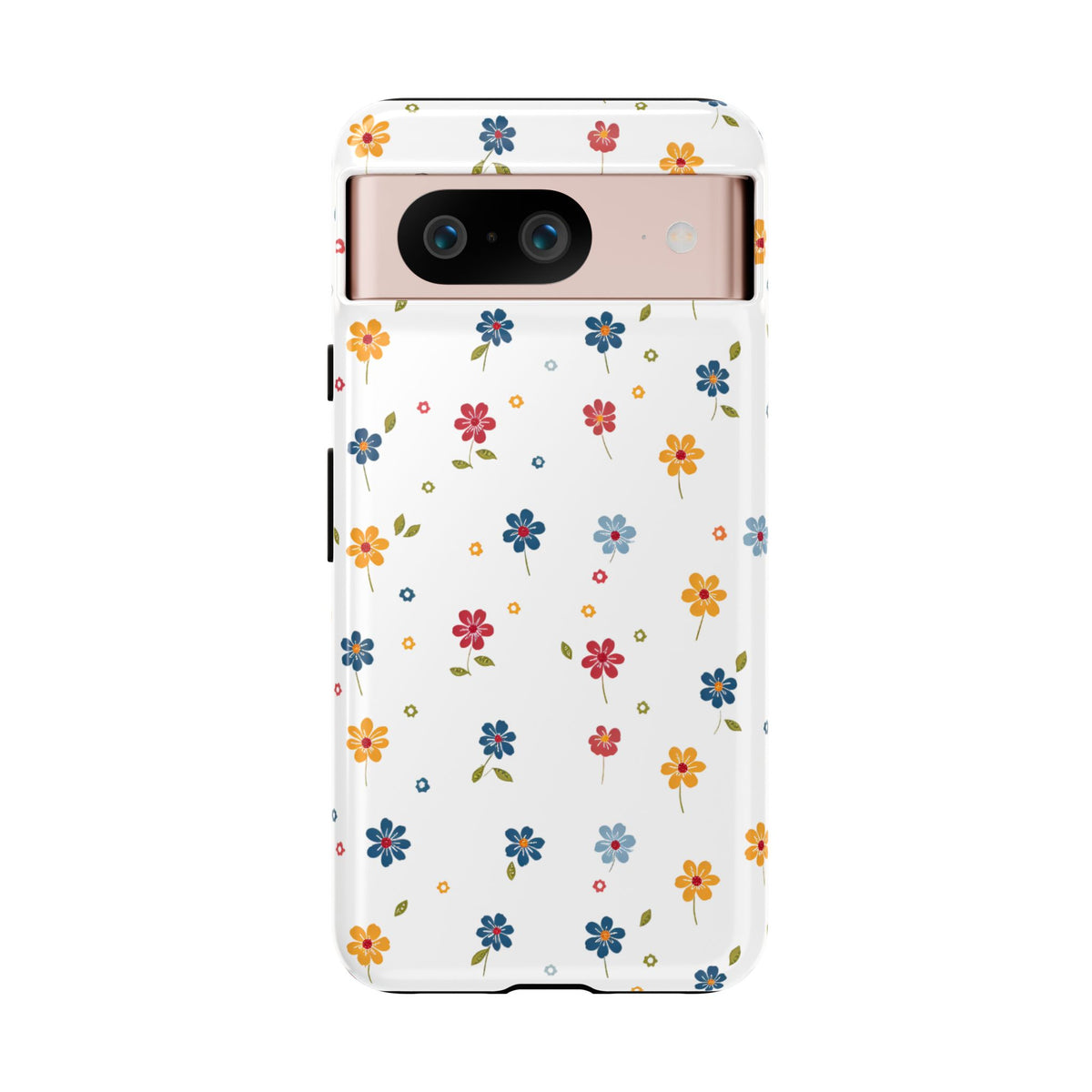 Wild Flowers Garden Stitch Phone Case – Nature-Inspired Floral Design