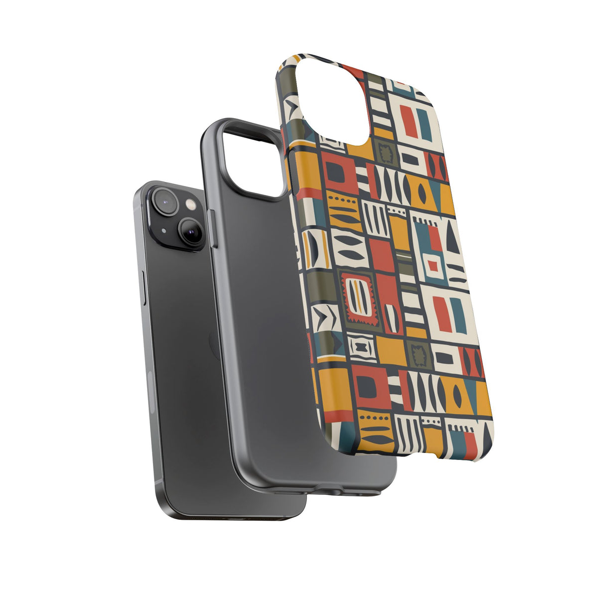 Stylish African Pattern Phone Case – Unique and Vibrant Protection 013