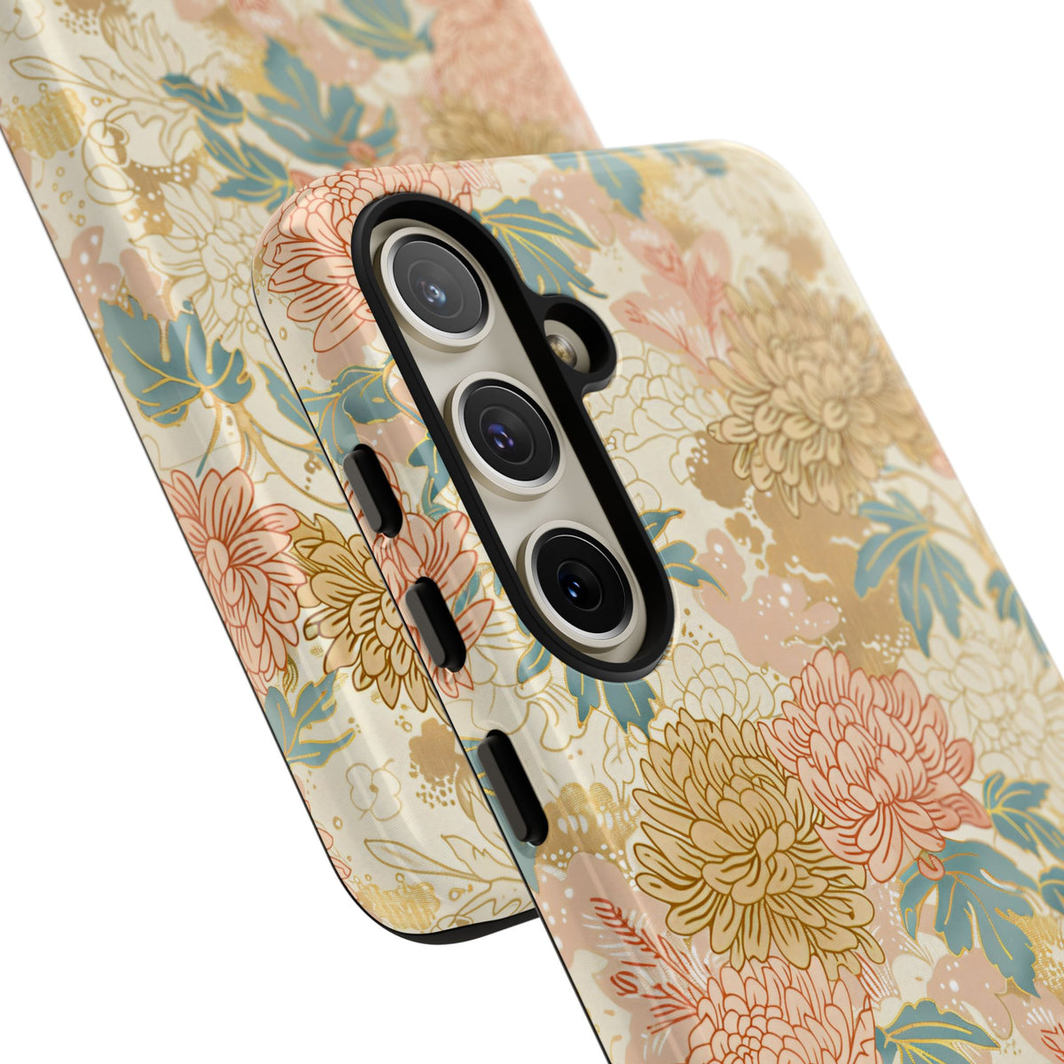 Japanese Blossom Asian Floral Design Phone Case – Elegant Floral Phone Cover