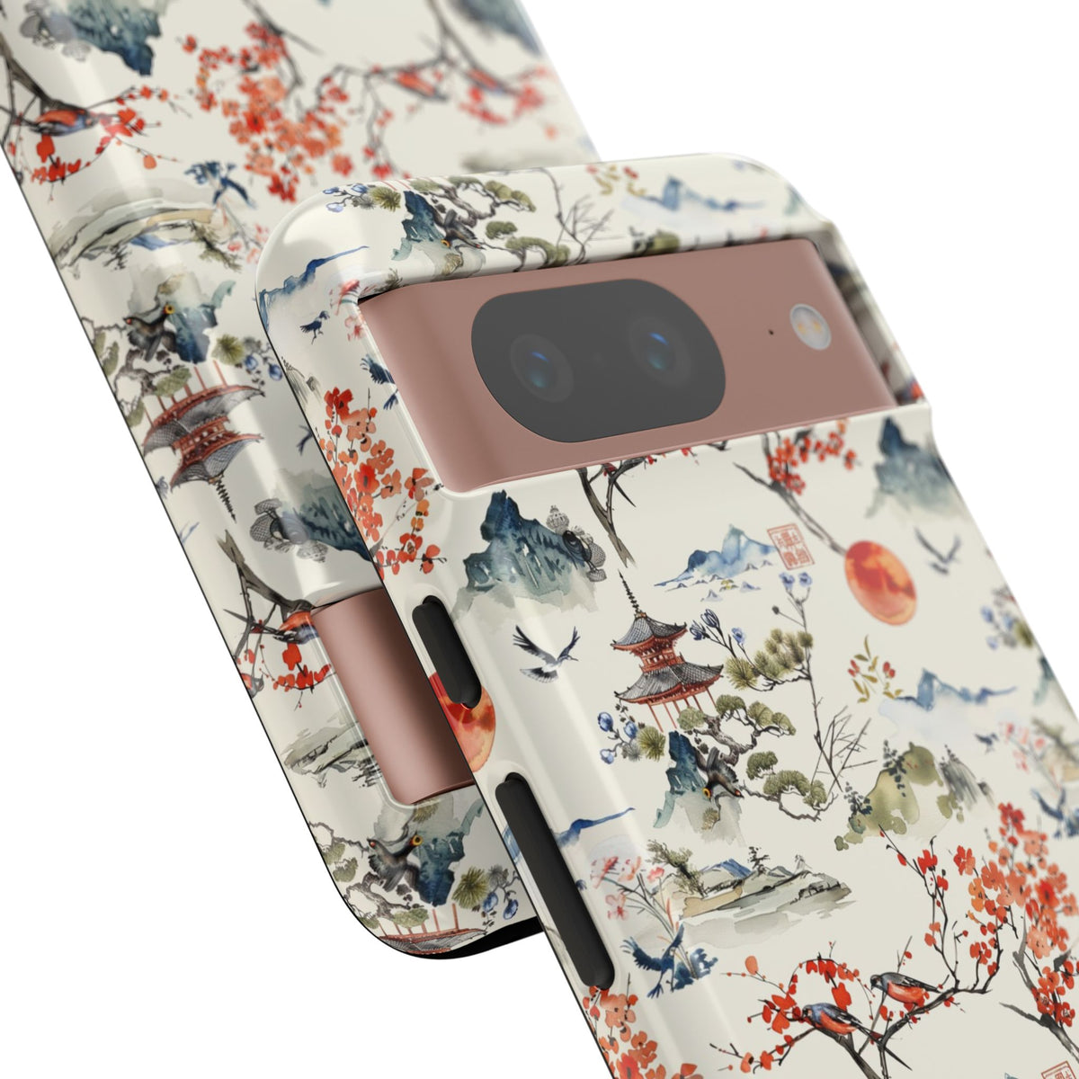 Japanese Pattern Phone Case – Elegant & Timeless Design for Your Phone 120