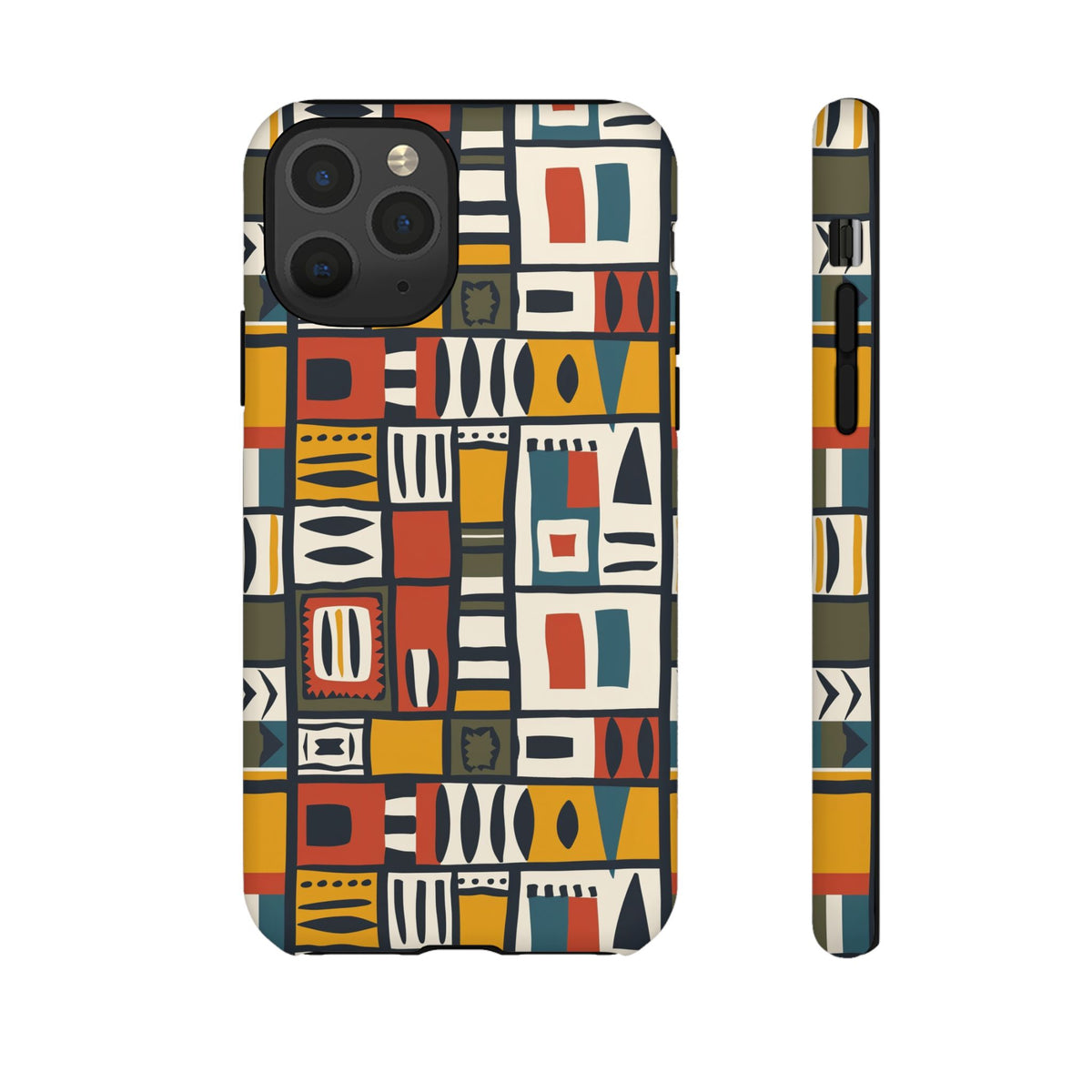 Stylish African Pattern Phone Case – Unique and Vibrant Protection 013