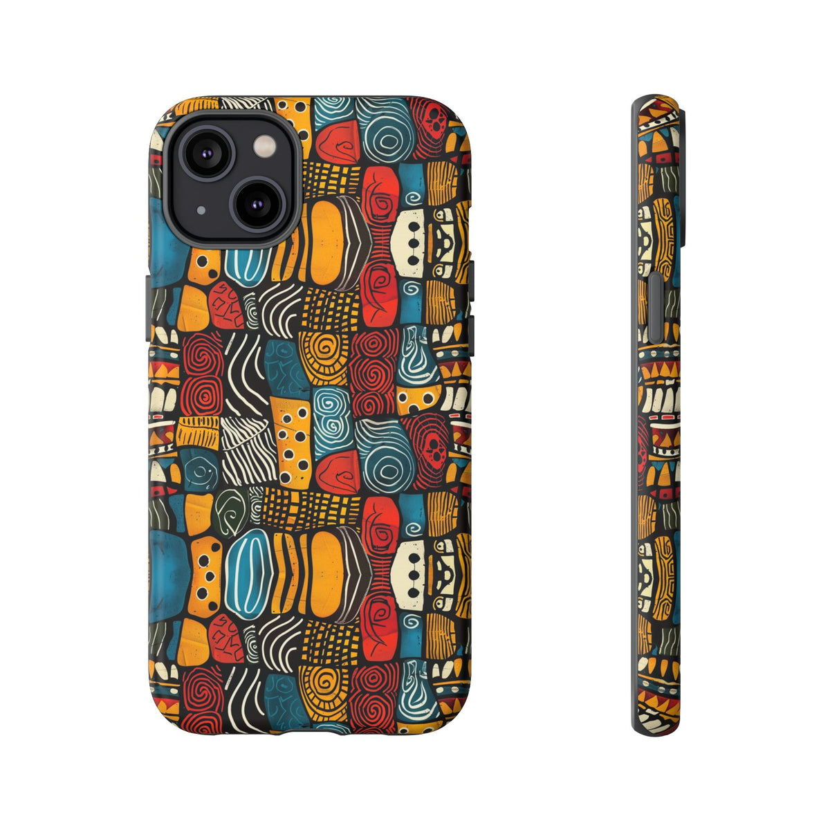 Stylish African Pattern Phone Case – Unique and Vibrant Protection 159