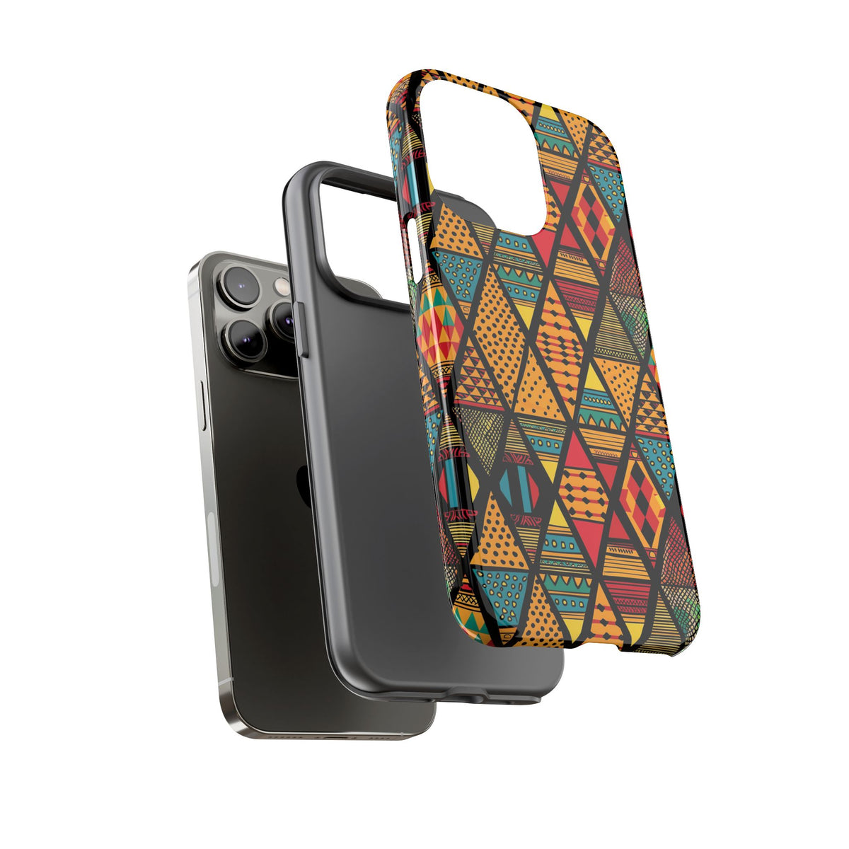 Stylish African Pattern Phone Case – Unique and Vibrant Protection 178