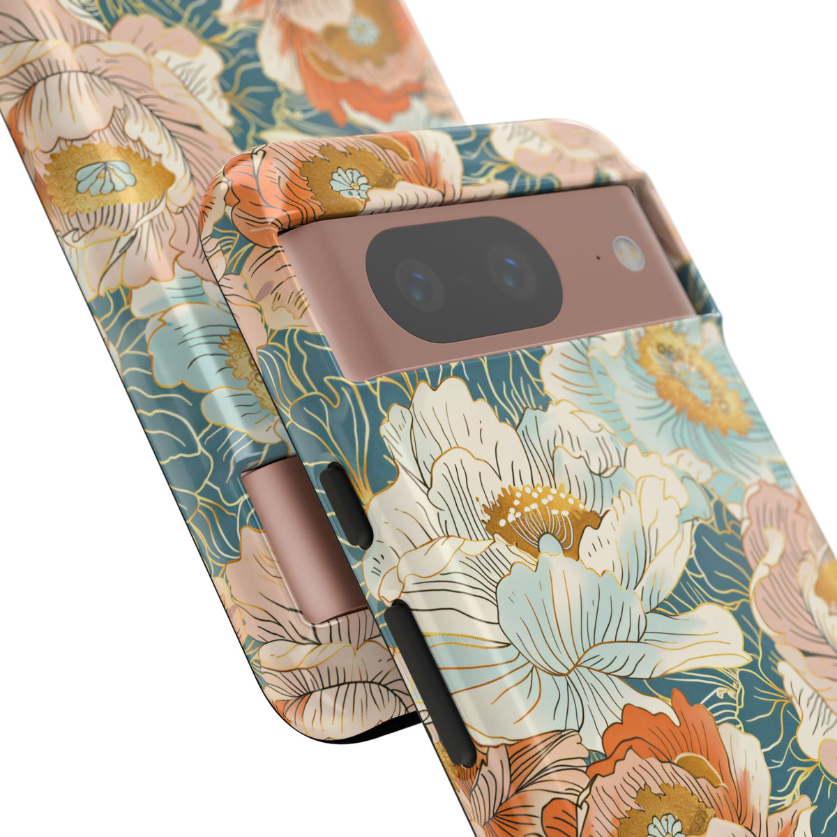 Japanese Blossom Asian Floral Design Phone Case – Elegant Floral Phone Cover 3