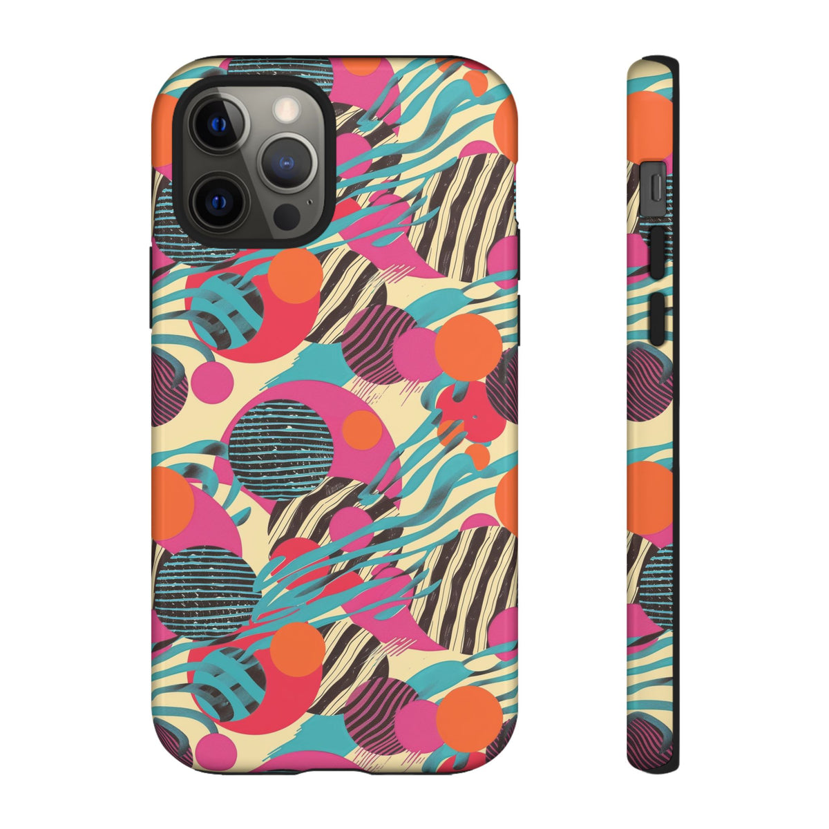 Retro 80s Seamless Phone Case – Vintage Style Meets Modern Protection 167