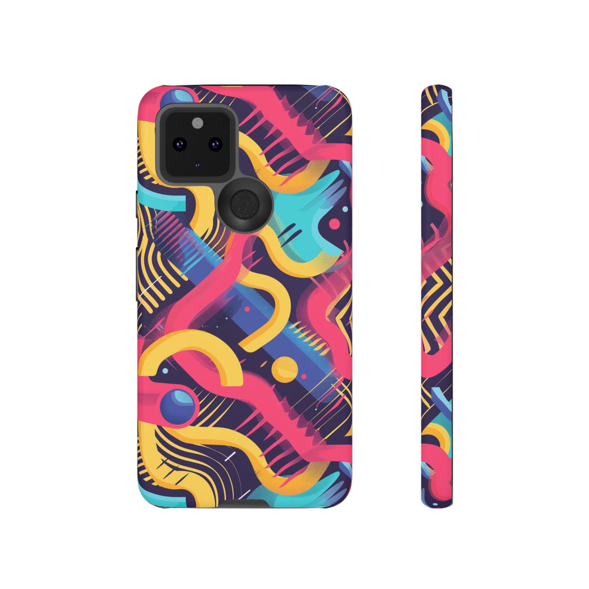 Retro 80s Seamless Phone Case – Vintage Style Meets Modern Protection 2