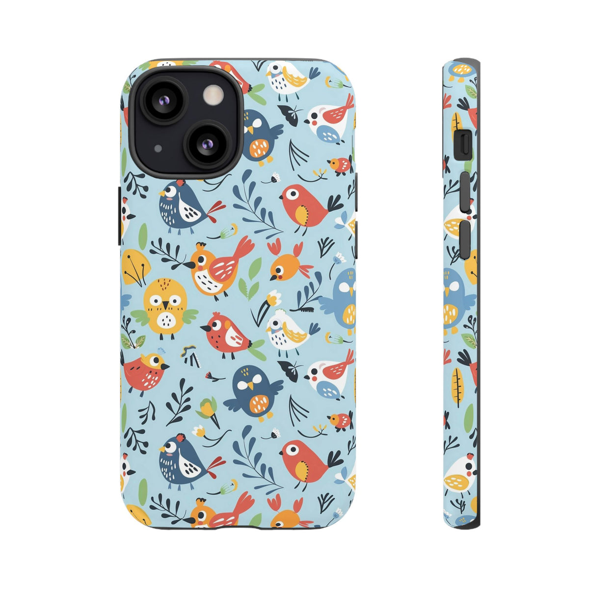 Birds Seamless Pattern Phone Case – Elegant and Timeless Avian Design 7