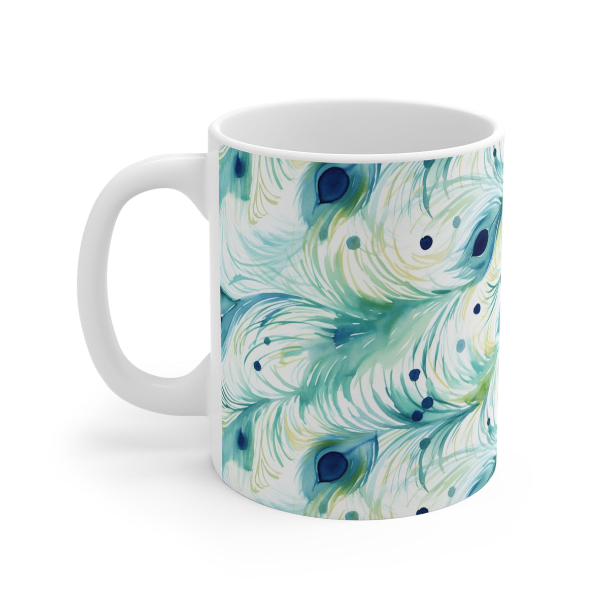 Various Watercolor Design All Over Coffee Mug – Unique Artistic Ceramic Coffee Cup 455