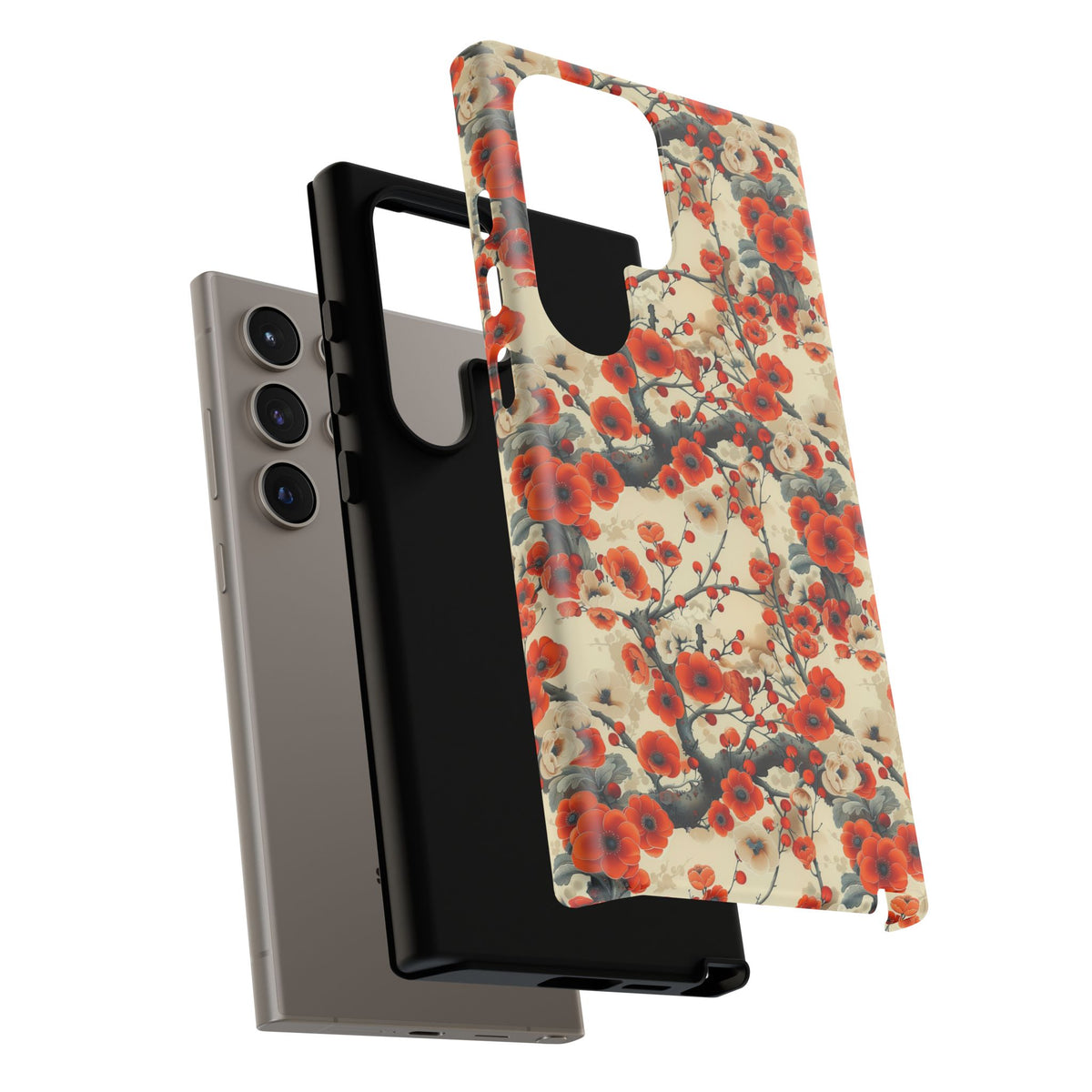 Japanese Pattern Phone Case – Elegant & Timeless Design for Your Phone 084