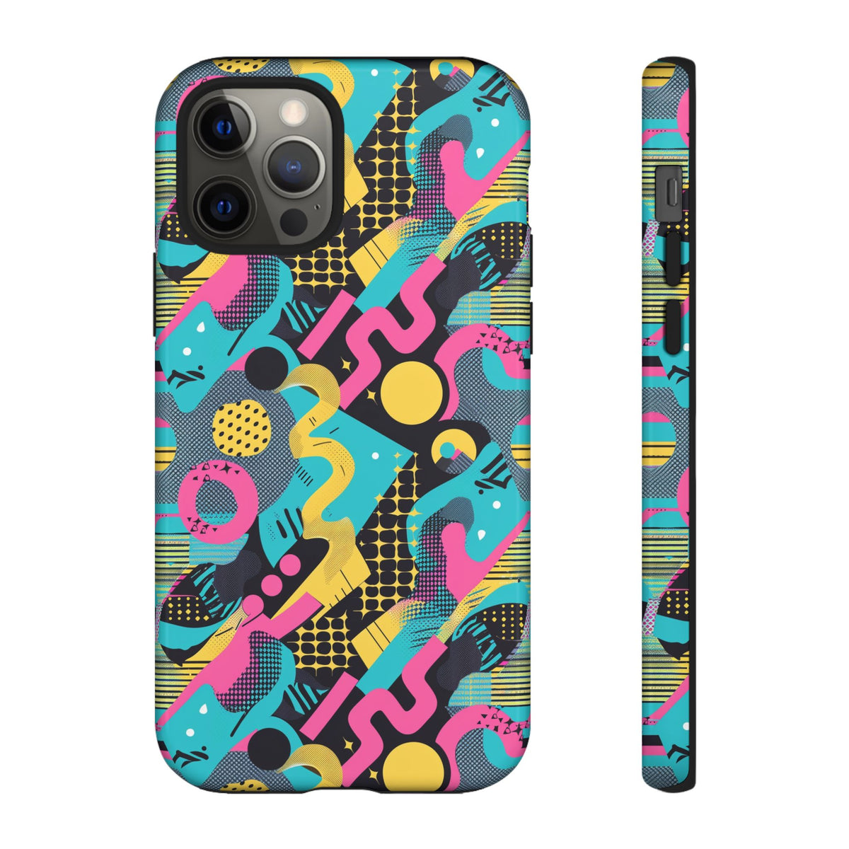 Retro 80s Seamless Phone Case – Vintage Style Meets Modern Protection 138