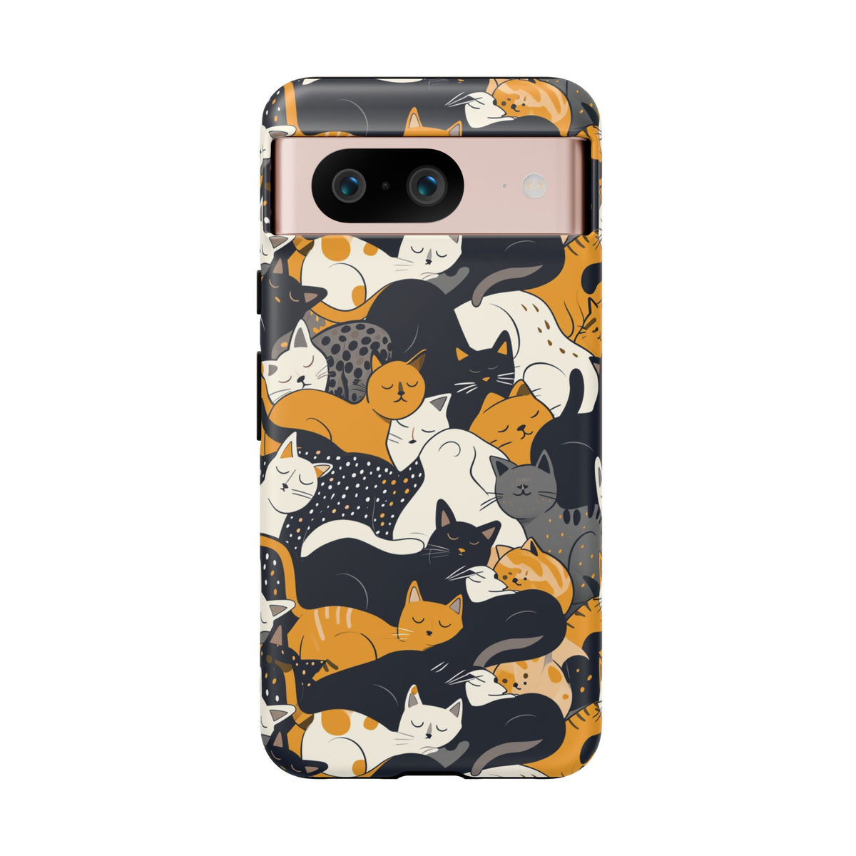 Seamless Cat Pattern Design Phone Case – Playful and Stylish Cat-Themed Phone Cover 2