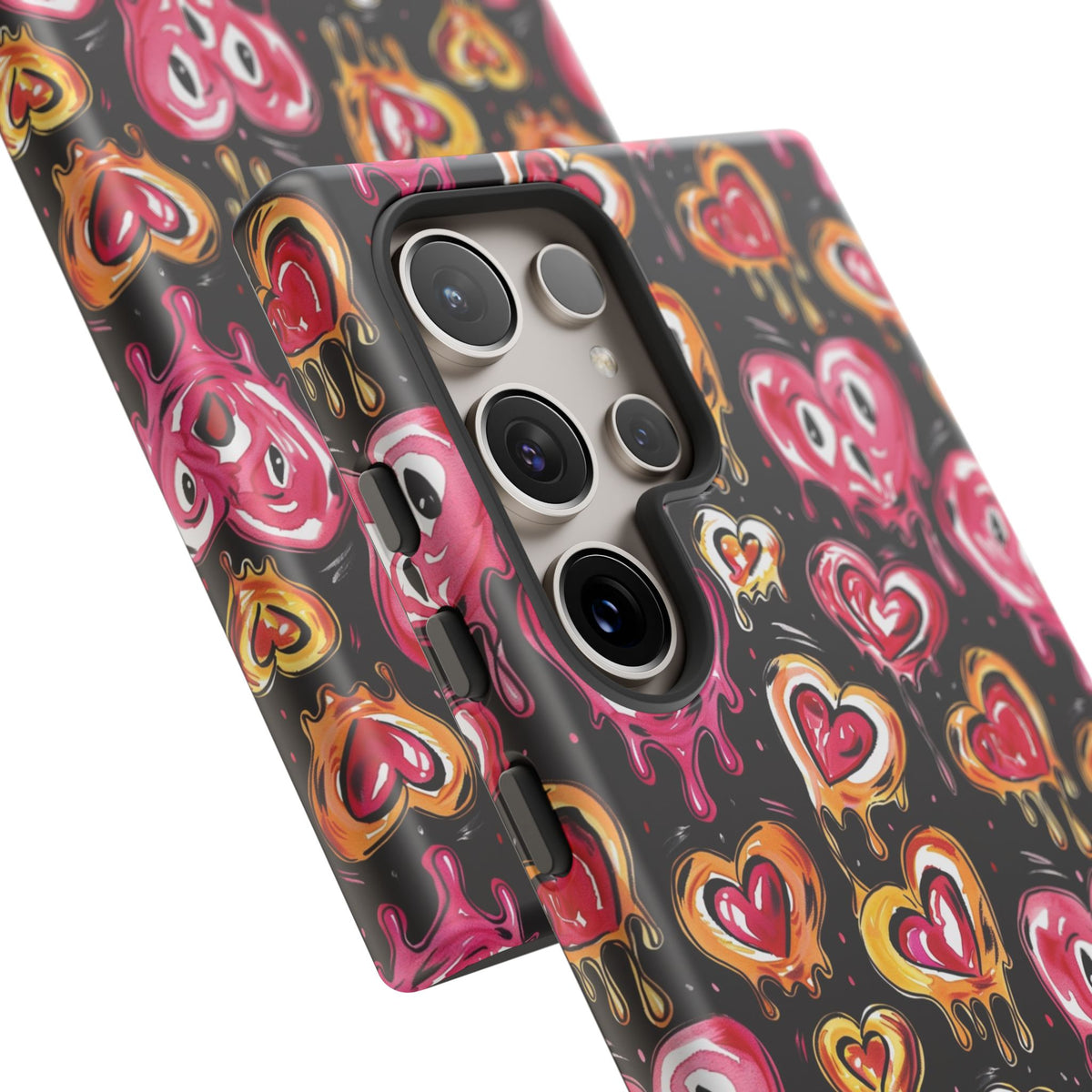 Heart Pattern Phone Case – Stylish & Loving Design for Your Device 361