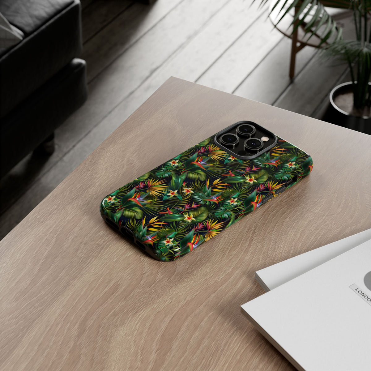 Jungle Pattern Phone Case – Exotic & Lush Design for Your Phone 348