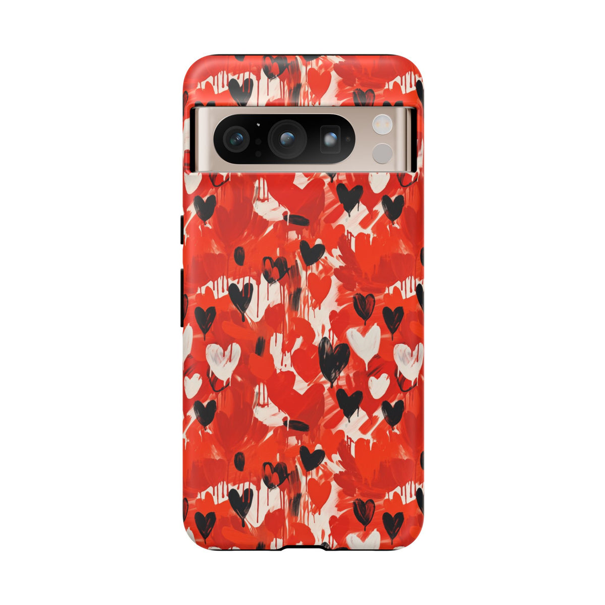 Heart Pattern Phone Case – Stylish & Loving Design for Your Device 355