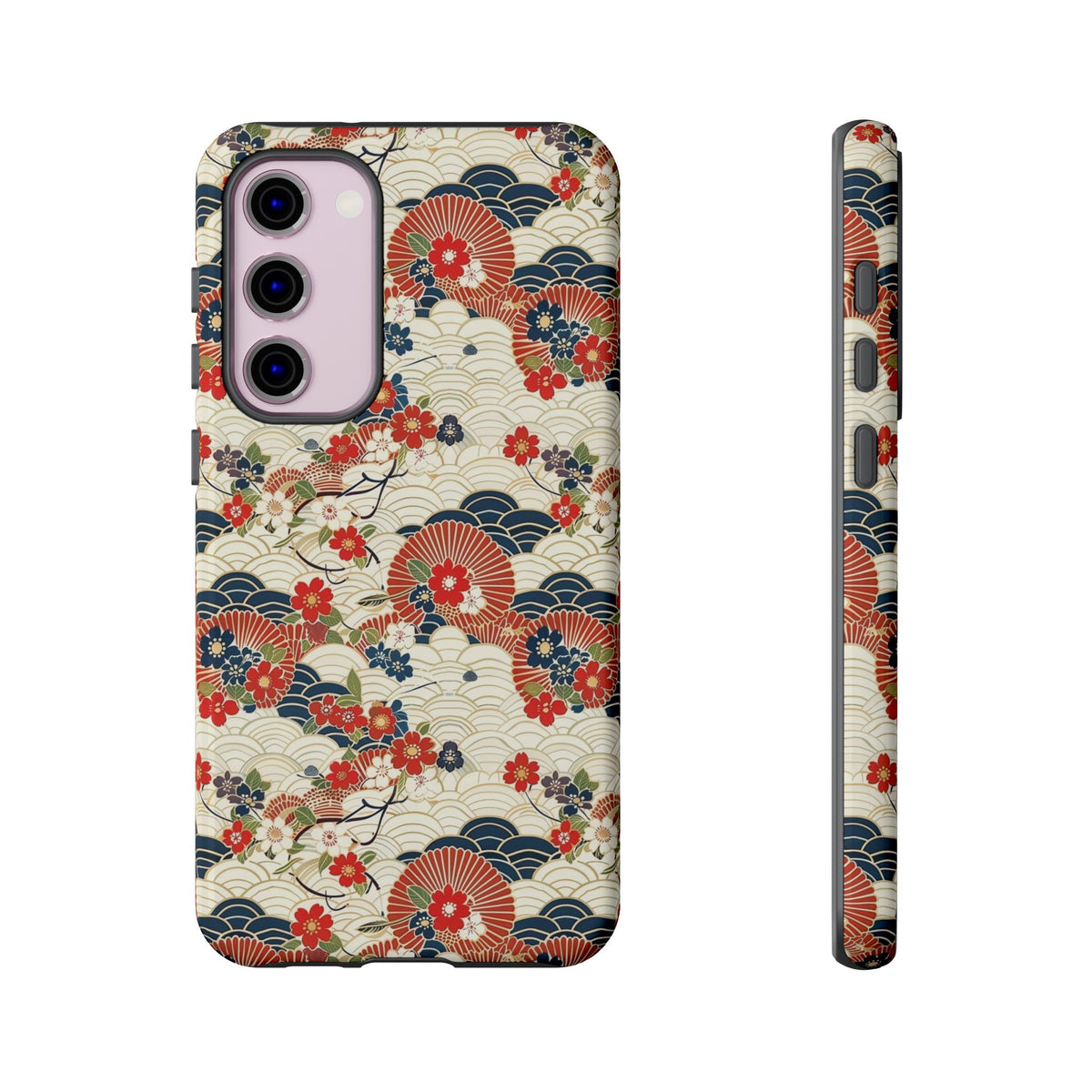 Japanese Pattern Phone Case – Elegant & Timeless Design for Your Phone 124