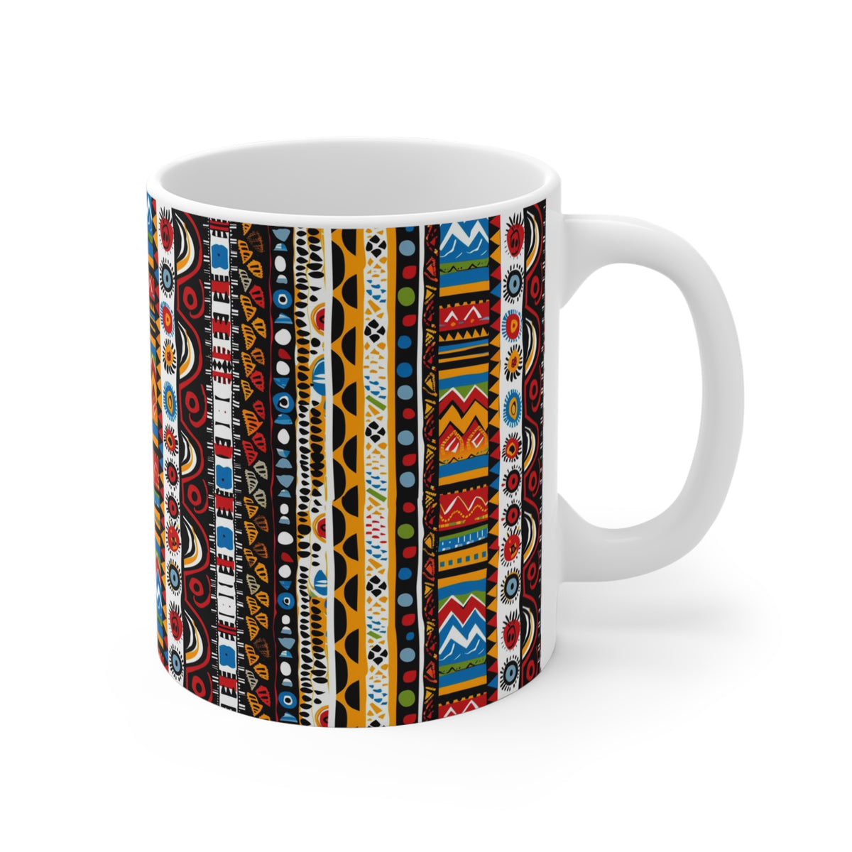 All-Over African Pattern Coffee Mug 686