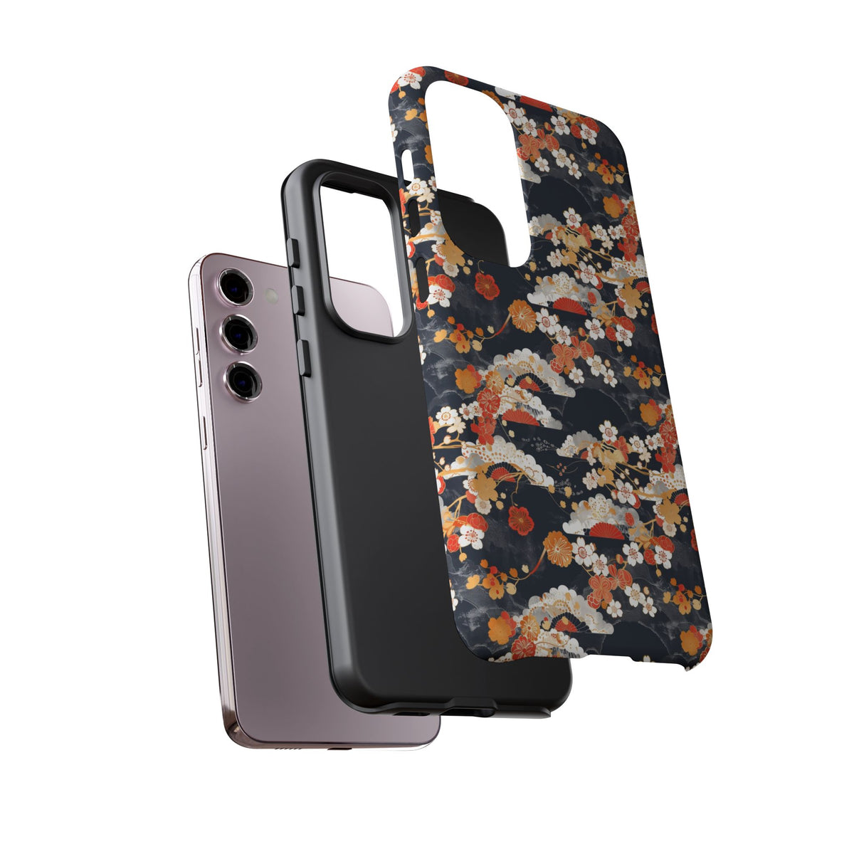 Japanese Pattern Phone Case – Elegant & Timeless Design for Your Phone 108