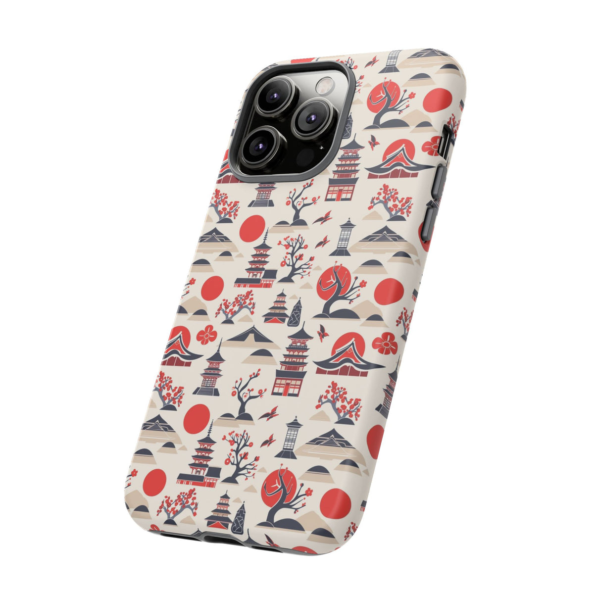 Japanese Pattern Phone Case – Elegant & Timeless Design for Your Phone 013