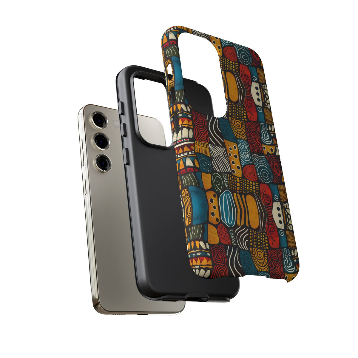 Stylish African Pattern Phone Case – Unique and Vibrant Protection 159