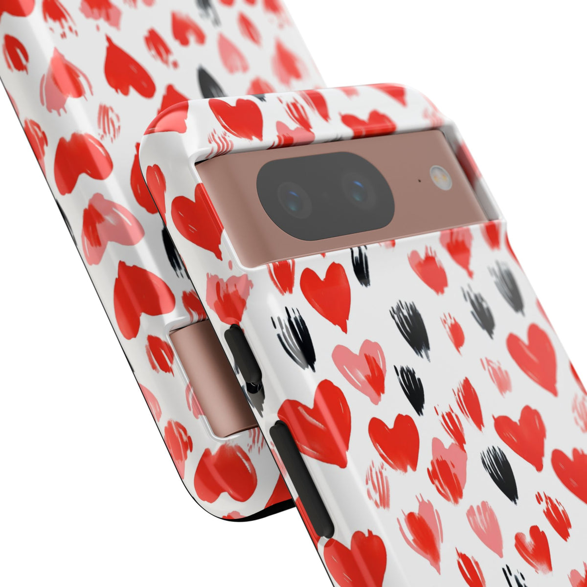 Heart Pattern Phone Case – Stylish & Loving Design for Your Device 366