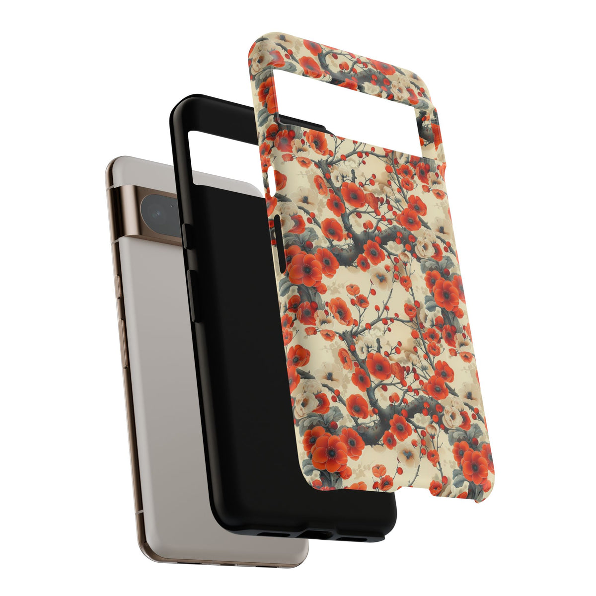 Japanese Pattern Phone Case – Elegant & Timeless Design for Your Phone 084