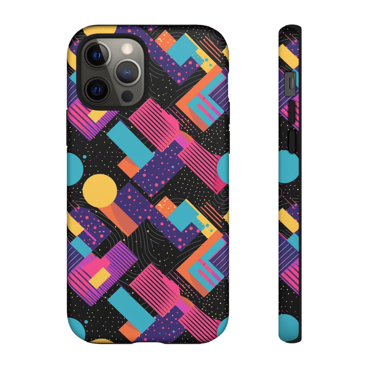 Retro 80s Seamless Phone Case – Vintage Style Meets Modern Protection 088