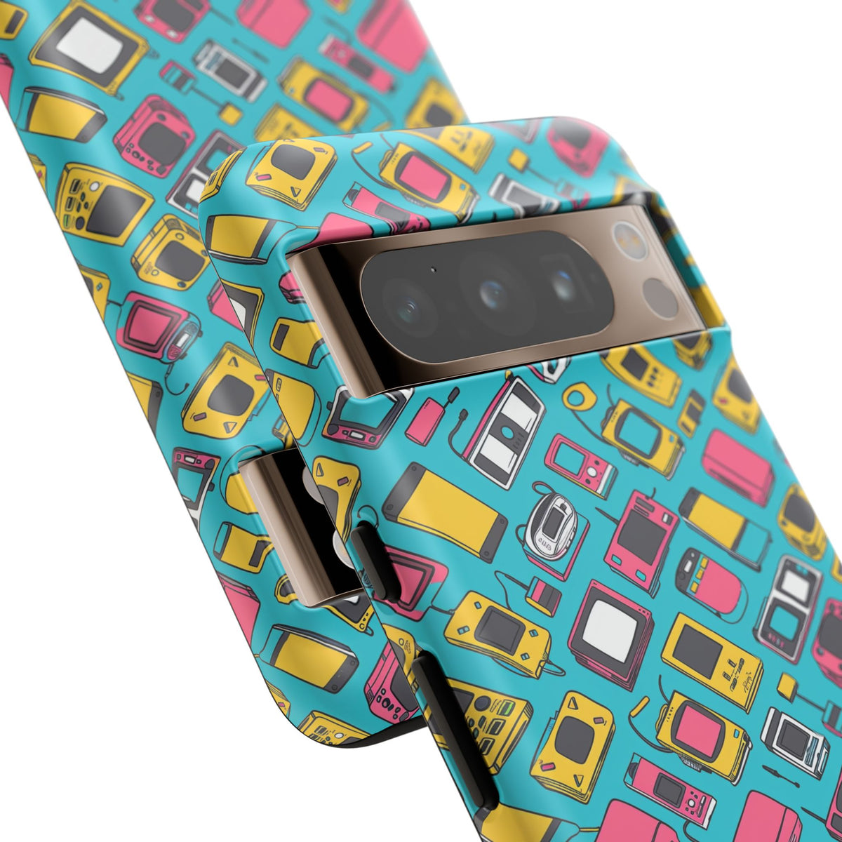 90s Themed Seamless Pattern Phone Case – Embrace Retro Style and Protection 237