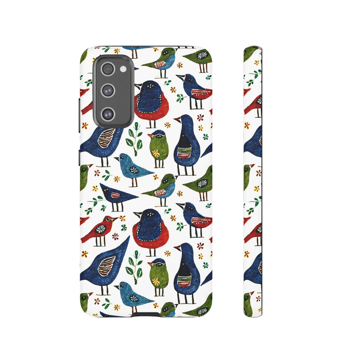 Birds Seamless Pattern Phone Case – Elegant and Timeless Avian Design 12