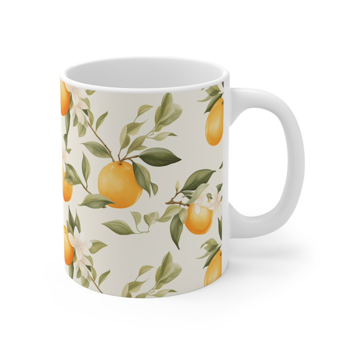 Various Watercolor Design All Over Coffee Mug – Unique Artistic Ceramic Coffee Cup 509