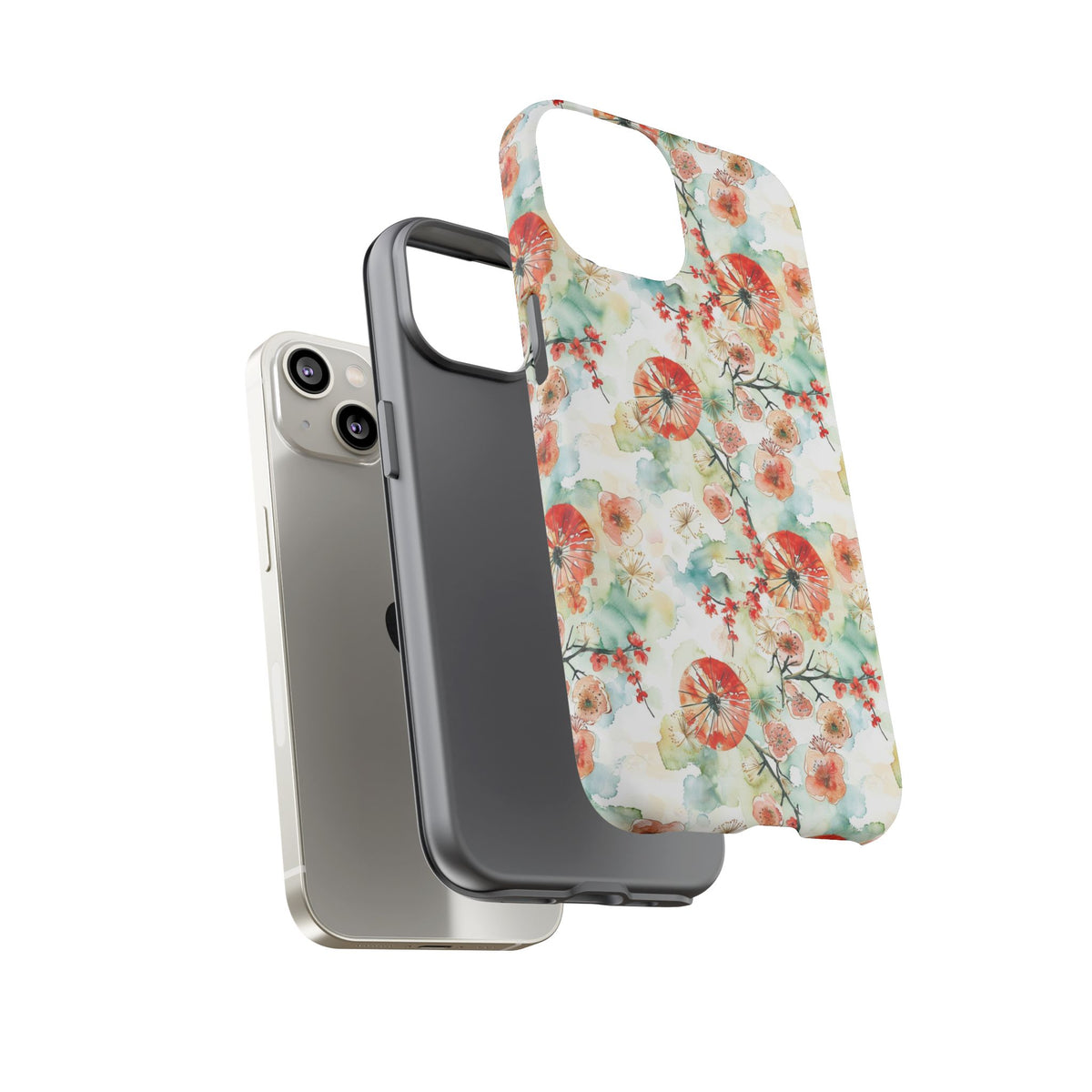 Japanese Pattern Phone Case – Elegant & Timeless Design for Your Phone 042