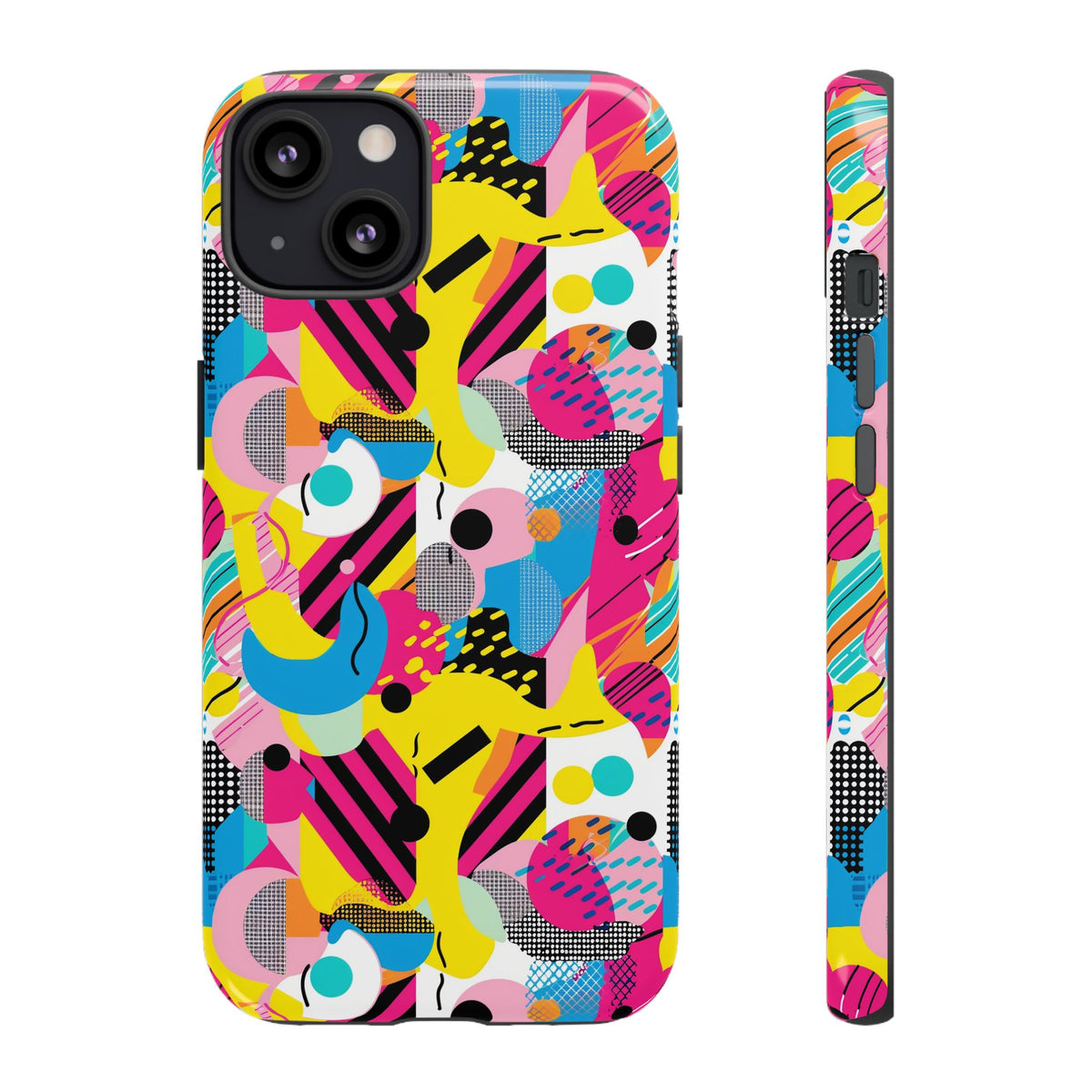 Retro 80s Seamless Phone Case – Vintage Style Meets Modern Protection 091