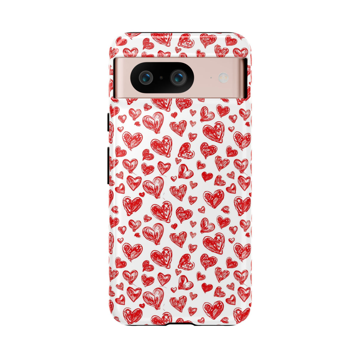 Heart Pattern Phone Case – Stylish & Loving Design for Your Device 814