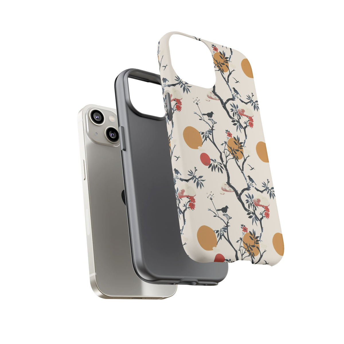 Japanese Pattern Phone Case – Elegant & Timeless Design for Your Phone 054