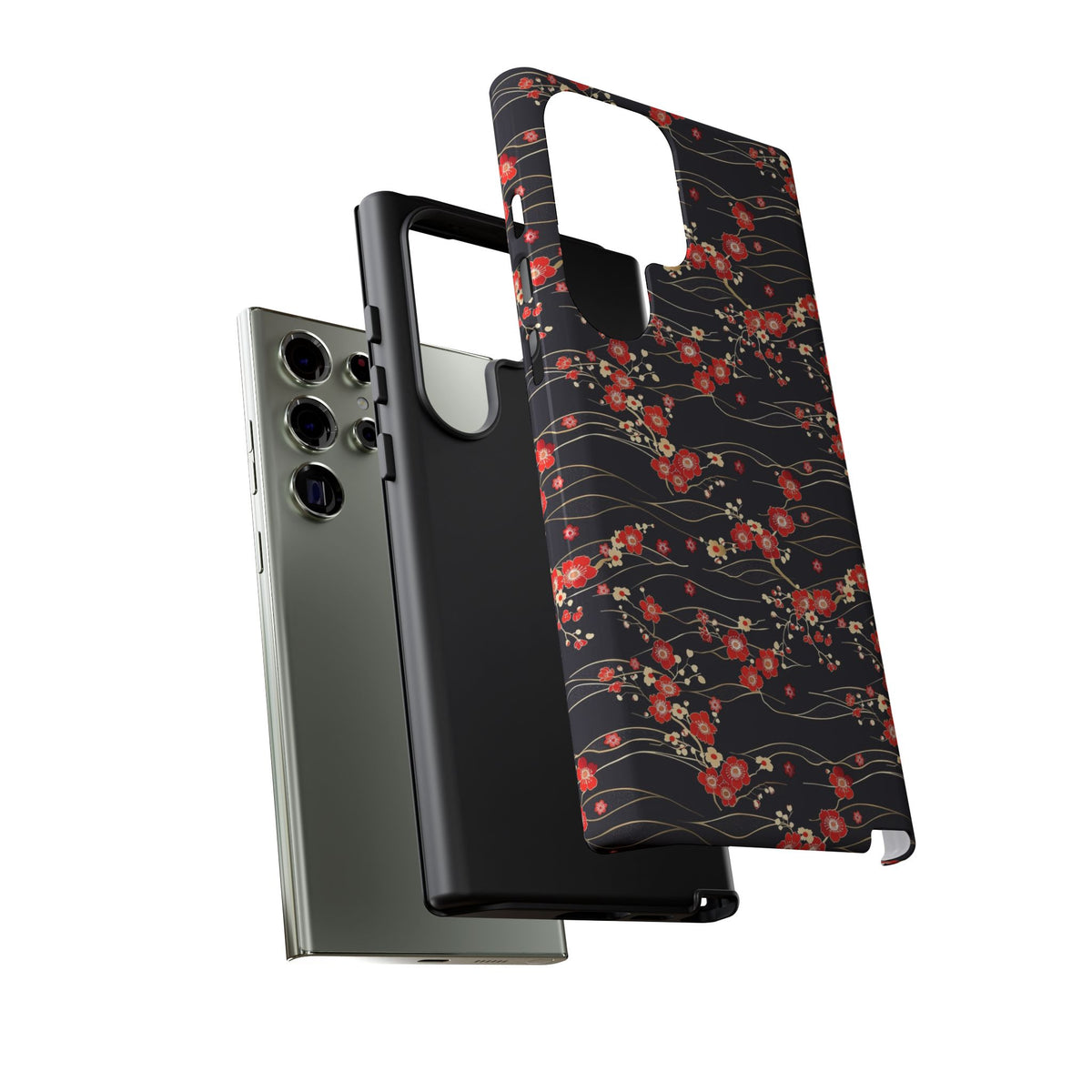 Japanese Pattern Phone Case – Elegant & Timeless Design for Your Phone 041