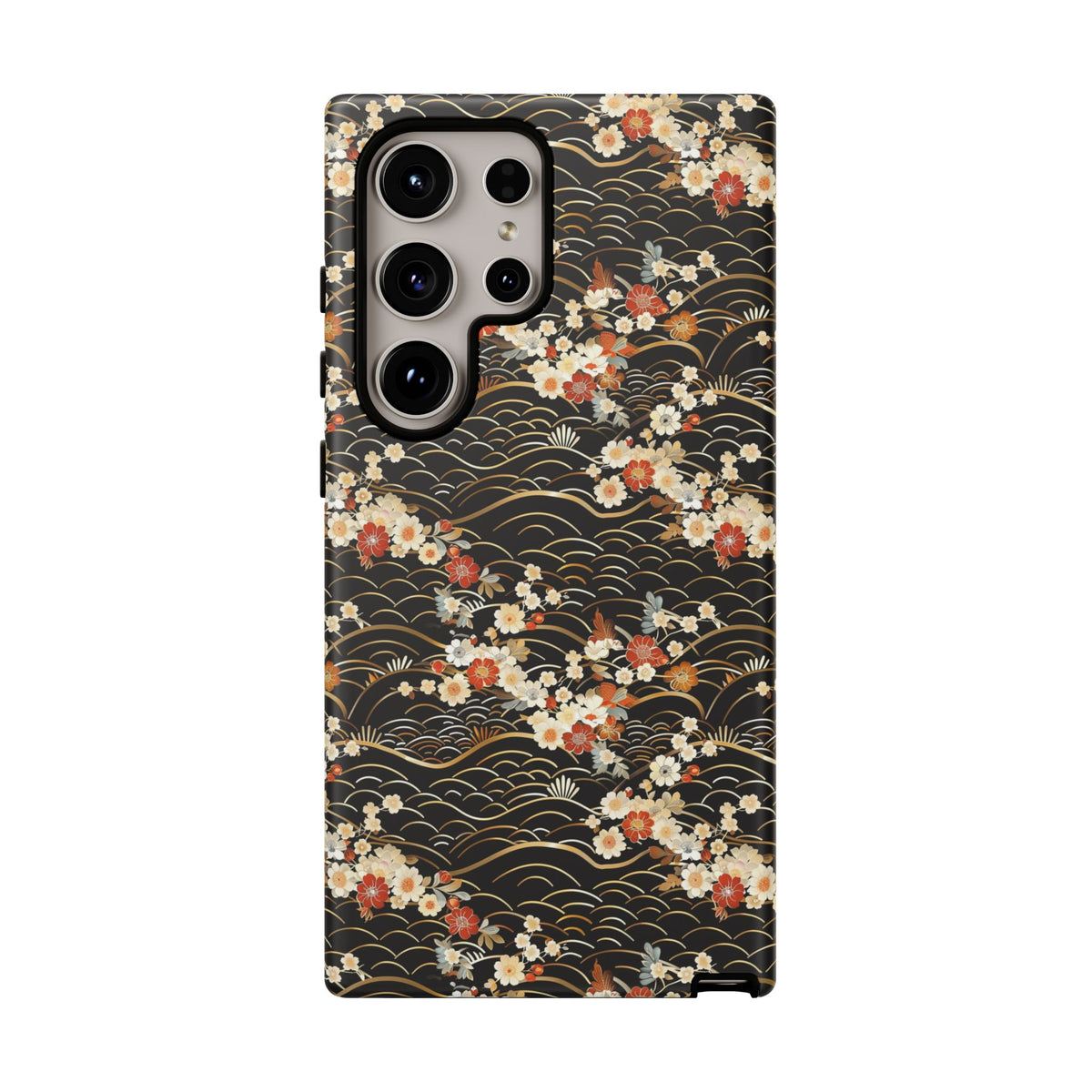 Japanese Pattern Phone Case – Elegant & Timeless Design for Your Phone 097