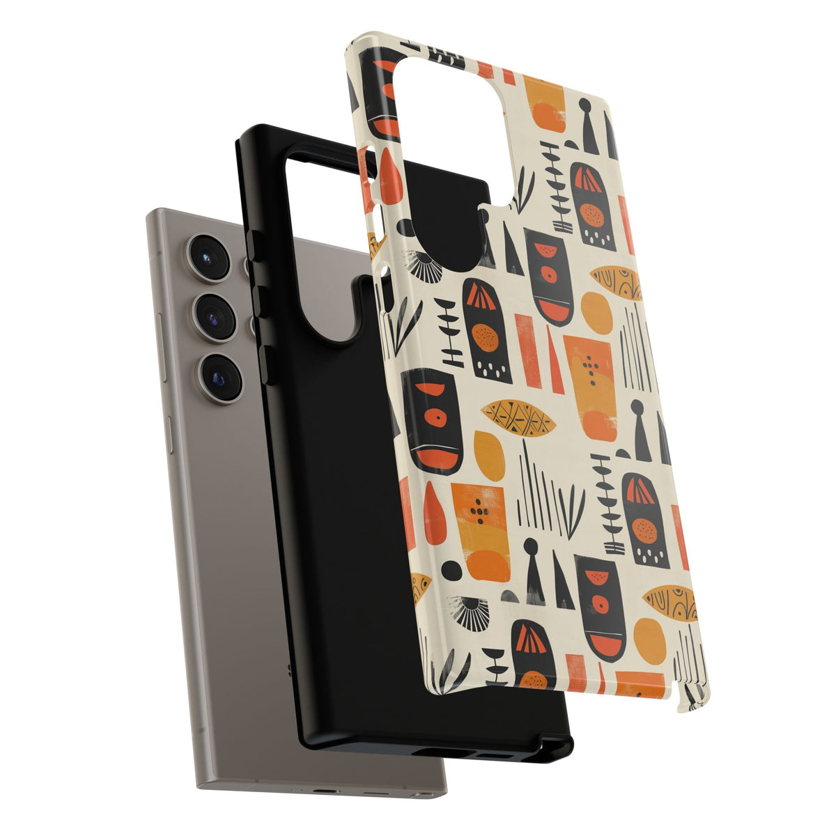 Stylish African Pattern Phone Case – Unique and Vibrant Protection 208