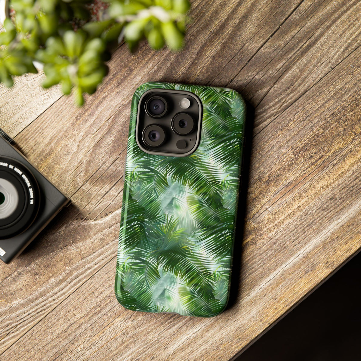 Jungle Pattern Phone Case – Exotic & Lush Design for Your Phone 344