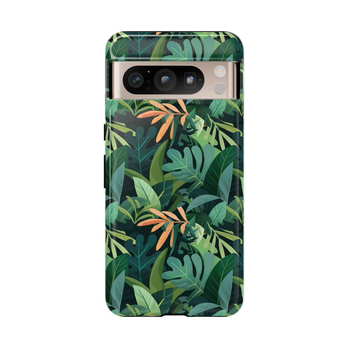 Jungle Pattern Phone Case – Exotic & Lush Design for Your Phone 341